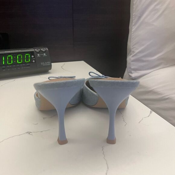 STEVE MADDEN Denim slip on heels - Picture 9 of 13